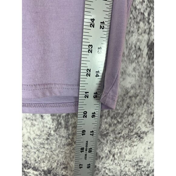 Full tilt Purple Country Club Tennis Graphic Tee Shirt T Top Blouse Cropped wome - Picture 6 of 8